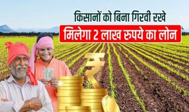 किसानों के लिए खुशखबरी: अब बिना गिरवी के मिल सकेगा दो लाख तक का कृषि लोन