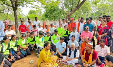 तीरंदाजी मैदान, बी एम वाय चरौदा, में  1 जून से 10 जून 2025 तक प्रशिक्षण शिविर का उद्घाटन एवं डोम शेड  निर्माण का भूमिपूजन