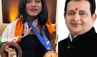 NPC इंटरनेशनल बॉडी बिल्डिंग में खुशबू नाग की ऐतिहासिक जीत,विधायक डॉ. संपत अग्रवाल बोले-बेटियों का हौसला इतिहास रचता है