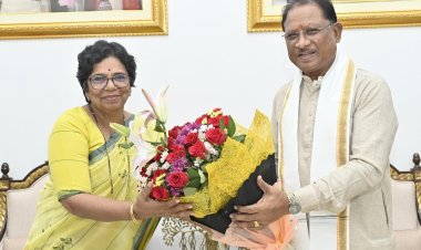 *मुख्यमंत्री विष्णु देव साय से राष्ट्रीय महिला आयोग की अध्यक्ष ने की सौजन्य मुलाकात*