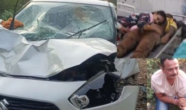 CG ACCIDENT : नशे में धुत कार चालक ने 4 युवकों को कुचला, एक की मौत