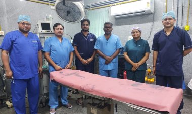 अम्बेडकर अस्पताल के ऑन्कोसर्जरी विभाग में 5 घंटे चली सफल सर्जरी