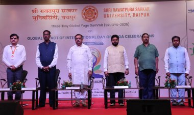 श्री रावतपुरा सरकार यूनिवर्सिटी में वैश्विक योग शिखर सम्मेलन 2025 का उद्घाटन...