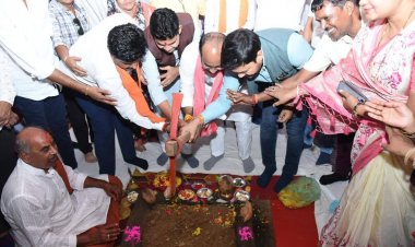 उप मुख्यमंत्री साव ने अपने अनुज के क्षेत्र मे 62 करोड़ के विकास कार्यो का किया भूमिपूजन