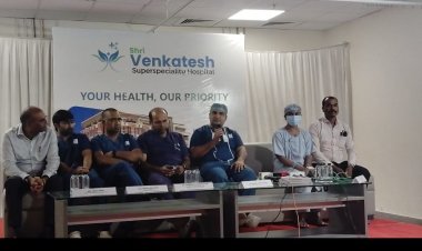 जन्मजात हृदय रोग Ebstein's Anomaly से ग्रसित 17 वर्षीय किशोरी बिंदिया की जटिल किंतु सफल सर्जरी श्री वेंकटेश सुपरस्पेशलिटी हॉस्पिटल, रायपुर में की गई।