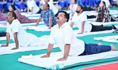 ‘‘योग संगम’’ एवं ‘‘हरित योग’’ थीम के साथ पर्यावरण संरक्षण का संदेश भी दिया गया
