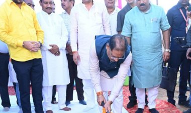 मुख्यमंत्री साय ने कुनकुरी में 250 सीटर नालंदा परिसर का किया भूमिपूजन