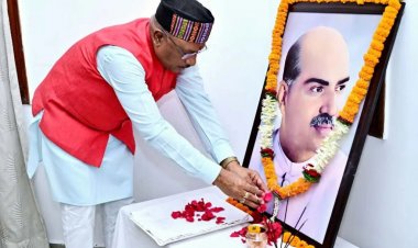 CG - मुख्यमंत्री विष्णु देव साय ने डॉ. श्यामा प्रसाद मुखर्जी की पुण्यतिथि पर किया नमन…