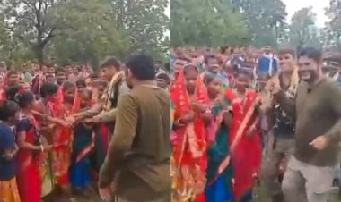 नक्सली लीडर हिड़मा के गाँव में अनोखी शादी, CRPF जवानों ने निभाया ‘भाई’ का फर्ज