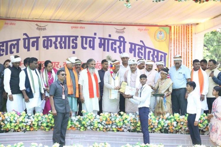 *कांकेर जिले के संबलपुर हाई स्कूल कराठी में हुआ पारंपरिक संस्कृति का भव्य उत्सव*