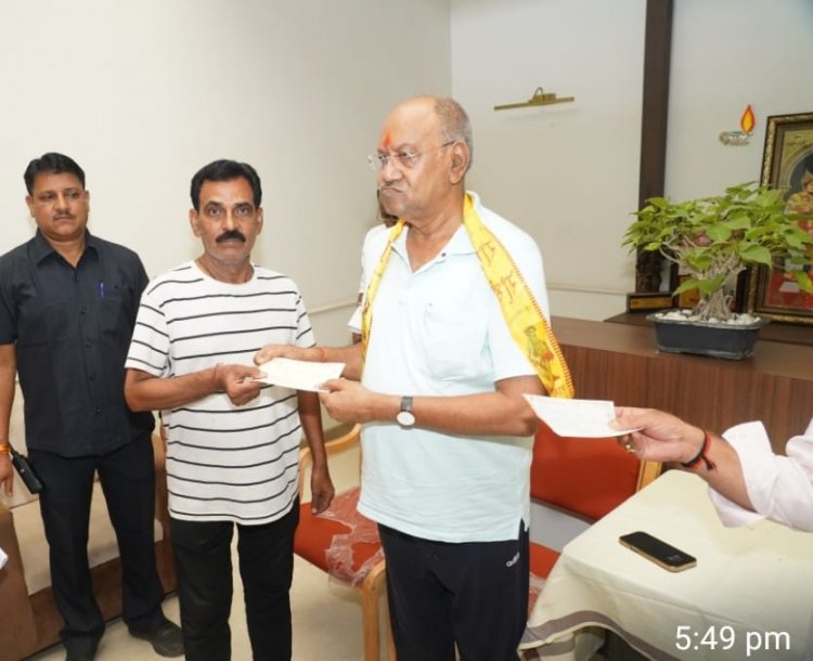 जरूरतमंदों के लिए आगे आए रायपुर सांसद बृजमोहन अग्रवाल