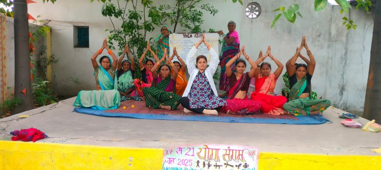 विश्व योग दिवस के अवसर पर आयुष्मान आरोग्य मंदिरों में "योग एवं वेलनेस सप्ताह" की शुरुआत