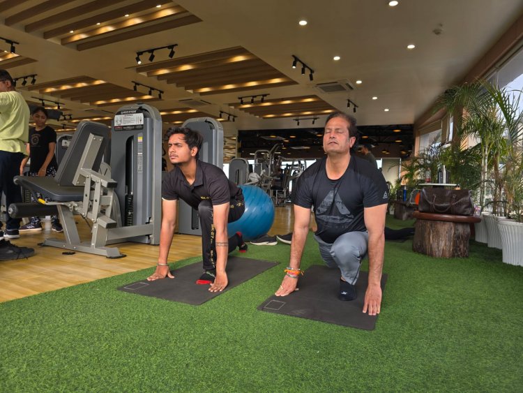 शांति, संतुलन और संकल्प — यही है योग का सार।"