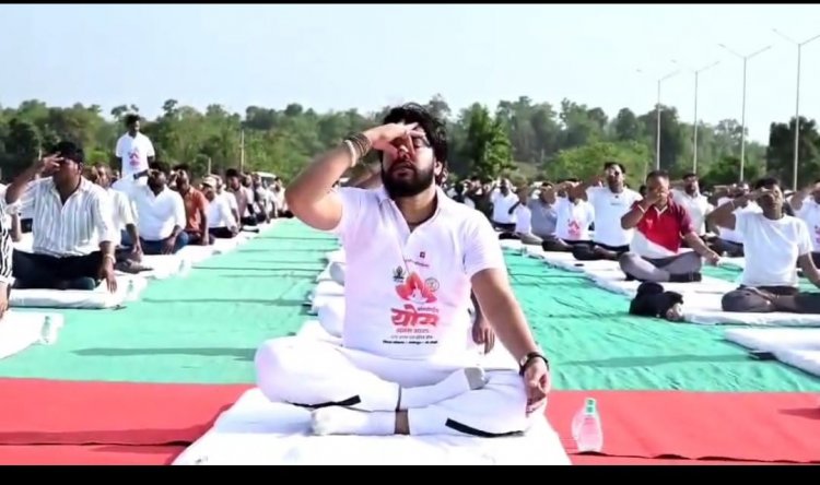 विधायक गुरु खुशवंत साहेब ने कहा कि योग सिर्फ व्यायाम नहीं, बल्कि एक जीवनशैली है  जो न केवल शरीर को स्वस्थ रखता है
