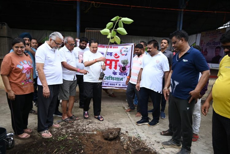 ‘एक पेड़ मां के नाम’ अभियान में विधायक डॉ. संपत अग्रवाल ने किया पौधारोपण, पर्यावरण संरक्षण का दिया संदेश