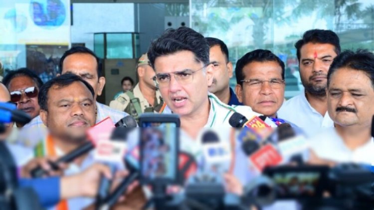 Politics : दो दिवसीय छत्तीसगढ़ दौरे पर पहुंचे सचिन पायलट, अमित शाह पर साधा निशाना