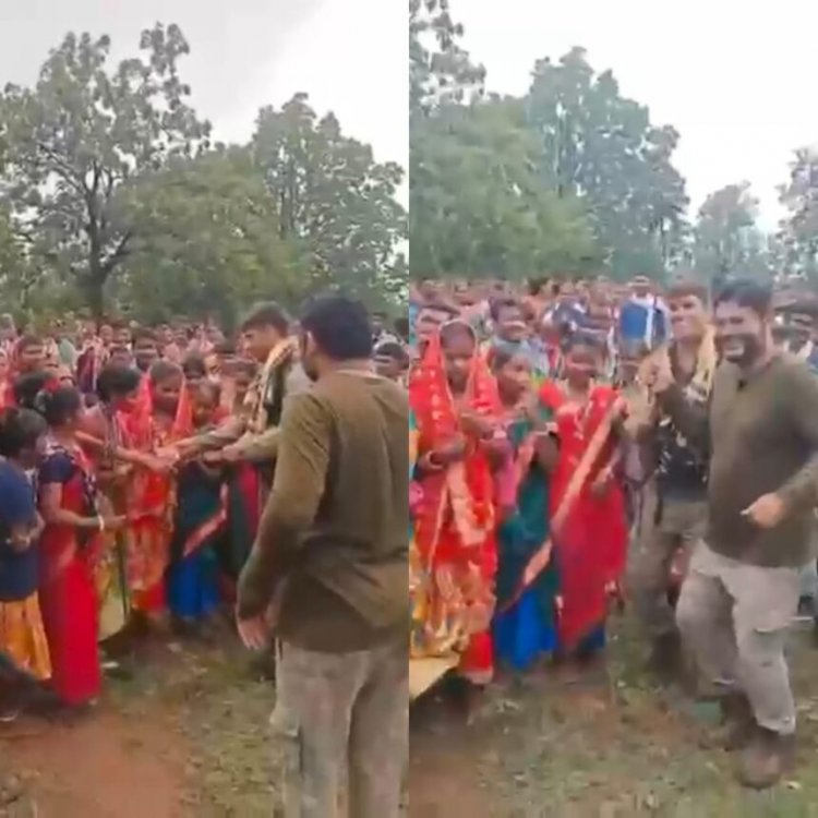 नक्सली लीडर हिड़मा के गाँव में अनोखी शादी, CRPF जवानों ने निभाया ‘भाई’ का फर्ज