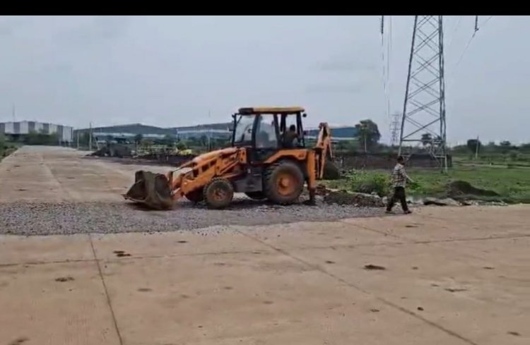 हीरापुर जरवाय में लगभग 60 एकड़ मे हो रही अवैध प्लॉटिंग में अभियान चलाकर तत्काल कारगर रोक लगायी