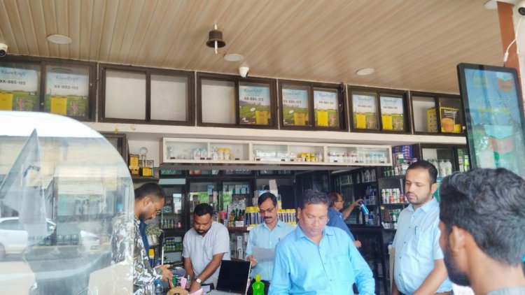 कृषि केंद्रों में बीज एवं खाद की जांच, नियमों के उल्लंघन पर नोटिस जारी