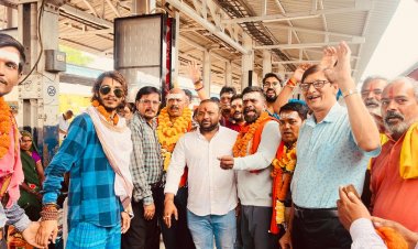 अमरनाथ बर्फानी बाबा का दर्शन करने जा रहे सैकड़ो श्रद्धालुओं को तिलक लगा कर रवाना करवाया - सुशील सन्नी अग्रवाल
