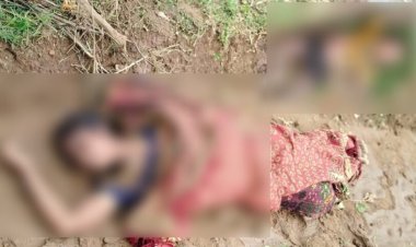 दो साल के बेटे को लेकर मायके से ससुराल लौट रही महिला उफनते नाले में बही, दोनों की मौत, गांव में पसरा मातम