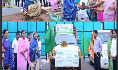 मंत्री श्रीमती लक्ष्मी राजवाड़े ने 'मोर गोठ ल सुनगा, हर घर मुनगा अभियान' का किया शुभारंभ