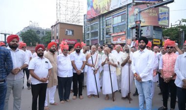 जैन समाज के चातुर्मास से पूर्व मंगल प्रवेश में सम्मिलित हुए अल्पसंख्यक आयोग के अध्यक्ष अमरजीत*