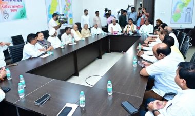 पीसीसी अध्यक्ष दीपक बैज ने किसान-जवान-संविधान सभा की तैयारियों की समीक्षा किया