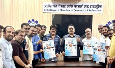 चेम्बर प्रदेश अध्यक्ष  सतीश थौरानी द्वारा बाल श्रम निषेध जागरूकता अभियान के पोस्टर का विमोचन