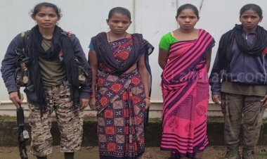 CG : पुलिस को मिली बड़ी सफलता, दो महिला नक्सली गिरफ्तार, बड़ी मात्रा में हथियार बरामद