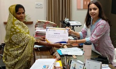 लखपति दीदी को किया गया सम्मानित