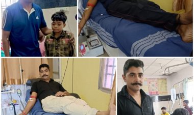 CG : दो बच्चों की जान बचाने 10किमी दौड़कर रक्तदान करने पहुंचे जवान