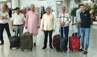 रायपुर निगम के सभापति राठौड़ और स्वास्थ्य विभाग अध्यक्ष दिल्ली रवाना