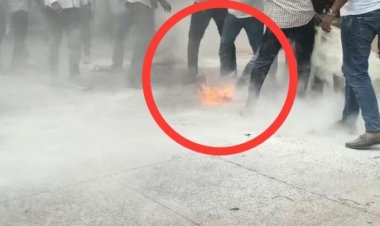 चैतन्य बघेल की गिरफ्तारी पर हमकर हंगामा,युवा कांग्रेस ने ईडी का किया पुतला दहन