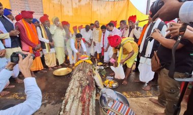 पाट जात्रा के साथ शुरू हुआ विश्व प्रसिद्ध ऐतिहासिक बस्तर दशहरा