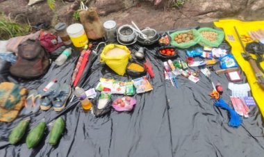 छत्तीसगढ़-ओड़िशा सीमा के घने जंगलों में नक्सलियों की साजिश नाकाम, हथियार और बारूद बरामद!