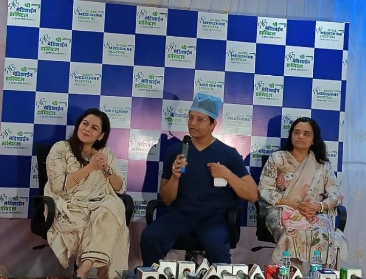 श्री मेडिशाइन हॉस्पिटल ने पूरे किए 14 गौरवशाली वर्ष स्थापना दिवस पर निःशुल्क ओपीडी एवं जांच शिविर आयोजन