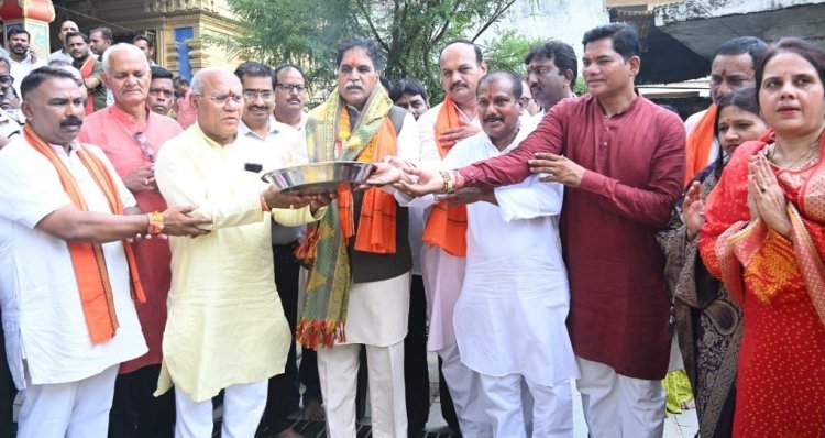 विकास ही संकल्प है": राजेश मूणत ने जनता कॉलोनी बालगंगाधर तिलक वार्ड में 65 लाख के कार्यों का  किया भूमिपूजन , जन चौपाल की भी घोषणा