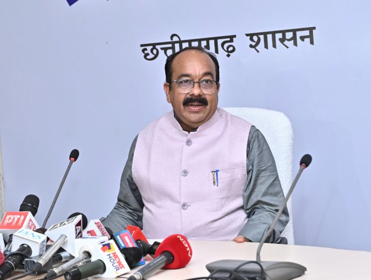 उप मुख्यमंत्री  अरुण साव ने कैबिनेट की बैठक में लिए गए निर्णयों की जानकारी दी