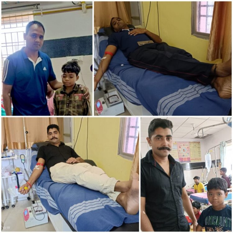 CG : दो बच्चों की जान बचाने 10किमी दौड़कर रक्तदान करने पहुंचे जवान