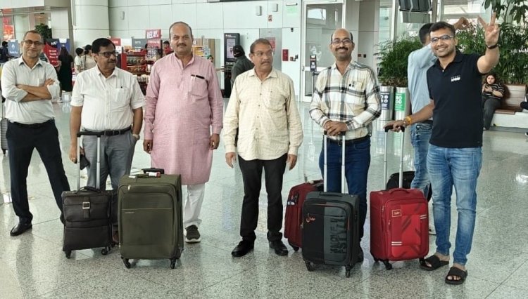 रायपुर निगम के सभापति राठौड़ और स्वास्थ्य विभाग अध्यक्ष दिल्ली रवाना