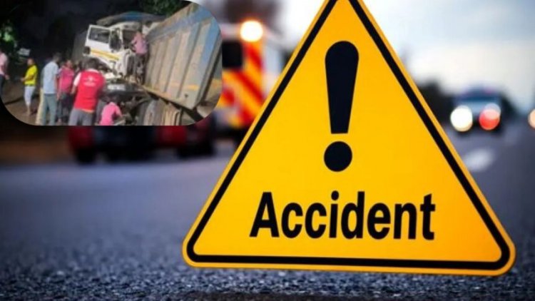 Accident : रेत से भरी दो हाइवा में जोरदार भिड़ंत, हेल्पर की दर्दनाक मौत