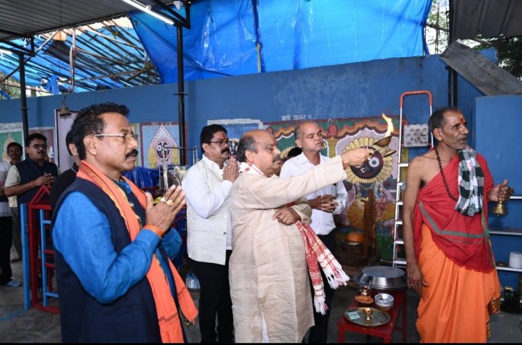 उत्तर विधायक  पुरंदर मिश्रा ने जगदलपुर स्थित जगन्नाथ मंदिर में किए दर्शन