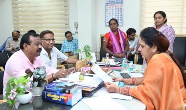 दानी कन्याशाला के बूढ़ातालाब तरफ चौपाटी का विरोध