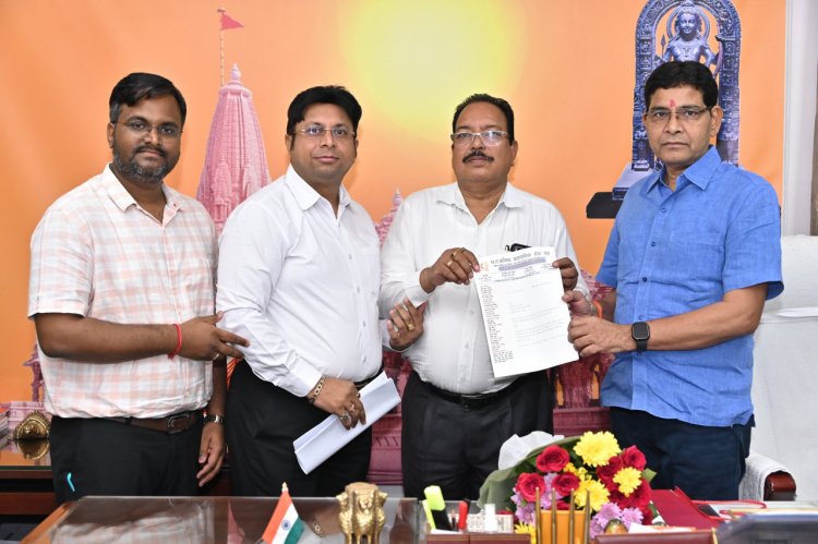 राजस्व मंत्री  टंक राम वर्मा की पहल से वार्ता सफल, विभागीय कार्य नियमित रूप से होंगे संचालित