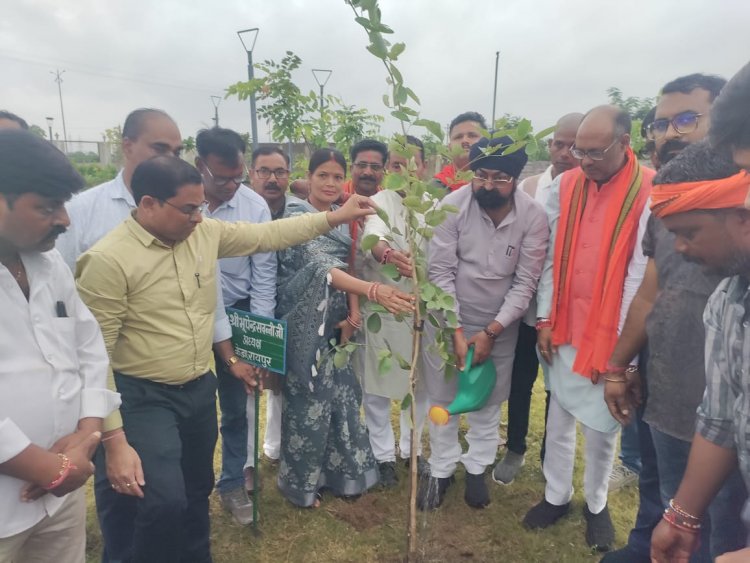 क्रेडा अध्यक्ष श्री सवन्नी द्वारा ऊर्जा शिक्षा उद्यान का किया निरीक्षण