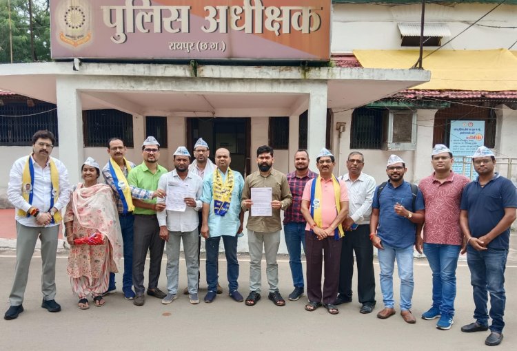 आम आदमी पार्टी पदाधिकारी पर हमले के खिलाफ उचित कार्यवाही व सुरक्षा प्रदान करने की मांग