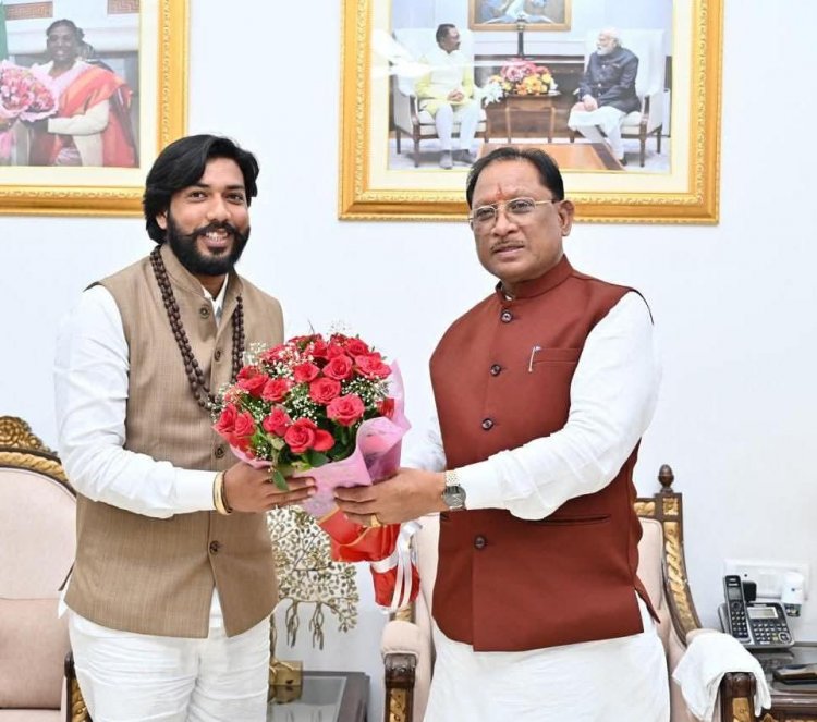 कैबिनेट मंत्री गुरु खुशवंत साहेब जी ने मुख्यमंत्री विष्णु देव साय  को दी ऐतिहासिक उपलब्धि पर बधाई