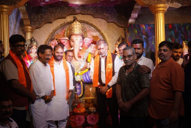 भाजपा प्रदेश अध्यक्ष किरण सिंह देव गणेश उत्सव में हुए शामिल