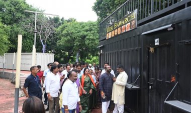 बूढ़ातालाब के अवैध फूड कोर्ट पर भड़की मीनल चौबे : रेस्टोरेंट कराए सील